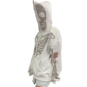Sudaderas con capucha de algodón 100% de alta calidad para hombre, sudaderas con capucha mezcladas de algodón básicas de temporada de invierno con cremallera completa de secado rápido - Product Image 2