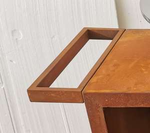 Plancha de Acero <span class=keywords><strong>Oxidado</strong></span> Multifuncional <span class=keywords><strong>para</strong></span> Jardín, Equipo de Panadería, Leña, Barbacoa - Product Image 5