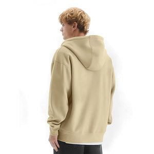 Sweats à capuche zippés surdimensionnés pour hommes avec conception d'épaule tombante et tissu lourd pour Streetwear Casual Men Oversized Zipper Hoodies - Product Image 4