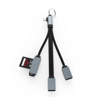 4 en 1 USB C Type C HUB vers USB3.0 Type-C 3xUSB High Speed Splitter 4 Port Docking Station Adaptateur de charge pour Ipad Macbook PC