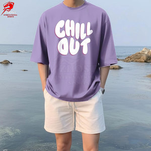 Servicios OEM: Camisetas con Estampado Puff, Ropa Urbana Relajada para una Colección Moderna, en Oferta - Product Image 3