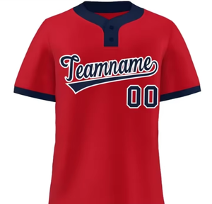 Uniforme Deportivo Personalizado con Estampado Transpirable para Mujer, Camiseta de Softbol, Camisa de Botones para Hombre, Uniforme de Equipo - Product Image 3