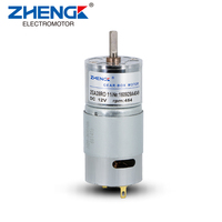 Mini moteur à engrenages CC 28 mm 12 V/24 V 10 tr/min à balais de charbon, efficacité IE3 pour distributeurs automatiques, ventilateurs et applications domotiques