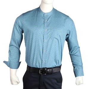 Chemise décontractée pour homme - Vert acier - Product Image 3