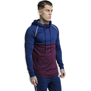 Pantalon de survêtement XL à capuche patchwork en détresse pour hommes avec survêtement vintage lavé à l'acide Your Logo Street Wear Sportswear pour l'hiver - Product Image 3
