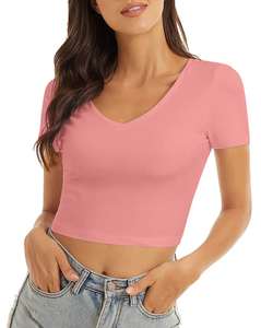 Top de tendencia para mujer, hecho a medida Top corto, ligero, fácil de usar, transpirable, cómodo, Top corto para mujer con material duradero - Product Image 4