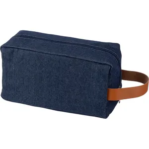 Borsa da Toilette Personalizzata Marianne in Denim con Accessori su Misura - Product Image 1