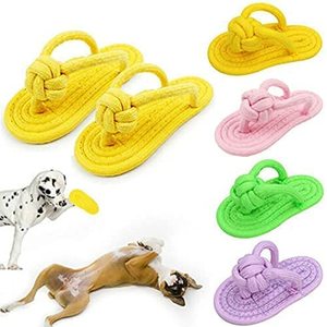 Jouets d'entraînement de dentition jouet en coton pour animaux de compagnie jouet à mâcher pour chien lavable coloré interactif pour le nettoyage des dents OEM fabriqué au Vietnam - Product Image 2