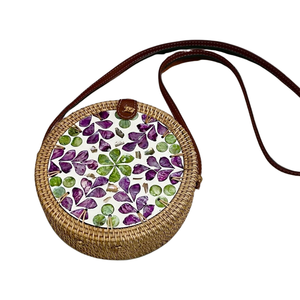 Vietnam Rattan <b>Bags</b> Custom Name Rattan <b>Bag</b> Wholesale Vietnam Factory <b>Cheap</b> Prices OEM ODM Accepted - Product Image 1