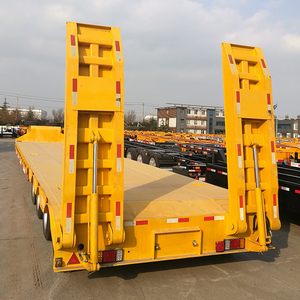 Semirremolque de Plataforma Baja de 100 Toneladas con Suspensión Cantilever, Dos Líneas, Cuatro Ejes - Product Image 2