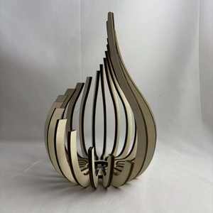 Candelabro Romántico de Madera Hecho a Mano para Decoración del Hogar para Pascua, Navidad y Cumpleaños - Product Image 5