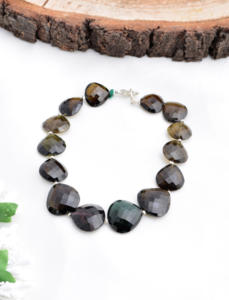 Cuentas facetadas de turmalina multicolor en forma de pera, piedras preciosas naturales para la elaboración de joyería fina, de 12x13 a 16x16 mm - Product Image 6