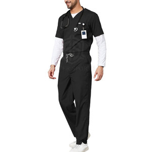 Best Sale Custom Design Quick Dry Hospital <b>Scrub</b> <b>Sets</b> for Unisex Use Made of Canvas with Custom Colors & Logo OEM Service - Product Image 2