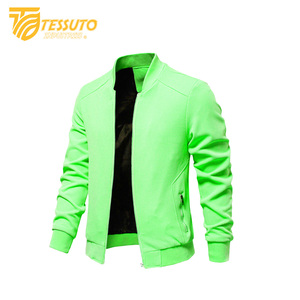 Nueva chaqueta de lona resistente para hombre, chaquetas cortavientos sólidas simples personalizadas para hombre - Product Image 1