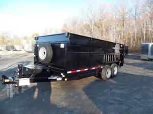 รถเทรลเลอร์ไฮดรอลิก2ล้อสำหรับการเกษตรรถเทรลเลอร์รถดัมพ์83 X14สำหรับขาย - Product Image 6