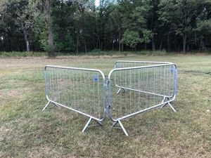 Chất lượng cao lồng vào nhau thép chướng ngại vật PVC khung mạ kẽm tạm thời kiểm soát đám đông hàng rào xây dựng đường sự kiện thấp - Product Image 3