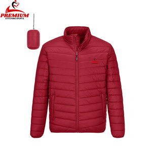 Chaqueta acolchada para hombre OEM personalizado impreso al aire libre acolchado burbuja chaqueta de invierno Unisex impermeable Casual abrigos cremallera - Product Image 4