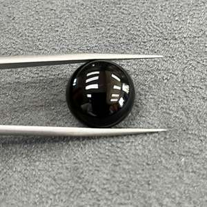 100% พลอยสีดำธรรมชาติสีดำธรรมชาติทรงสี่เหลี่ยมอัญมณีทรงหลังเบี้ยทรงสี่เหลี่ยมหลวมเครื่องประดับหินธรรมชาติละเอียดสีดำผลิตจากผู้ผลิต OEM - Product Image 5