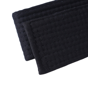 Proveedor paquistaní gran oferta artes marciales cinturón de algodón Bjj Judo Pantheraint Karate cinturón negro para hombres ropa de artes marciales 2025 - Product Image 3
