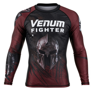 <b>Men's</b> Long Sleeve Color Blocked Rash Guard Quick Dry <b>Compression</b> <b>Shirt</b> Full Sleeve Spandex Polyester Venum Fighter Rash Guard - Product Image 1