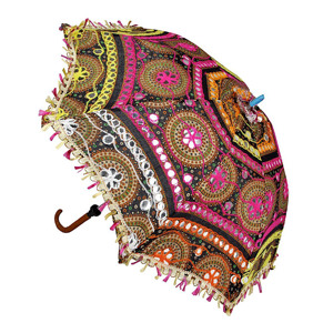 Parapluie manuel en métal à panneaux en dentelle, parapluie pliant en métal, parapluie de mariage à panneaux, parapluie manuel en métal pour la protection solaire UM39 - Product Image 1