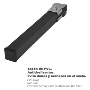 Set of Square Bed Frame Legs (4 Units) 30x30 mm Tube. For 30x30 mm Bed Frames. Height 25 cm. - Product Image 3