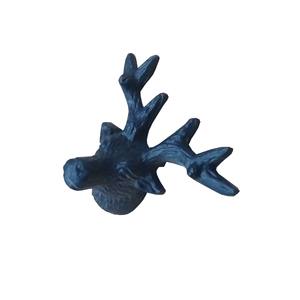 Direct Vintage Stag Deer Black Textured Drawer Pulls Modern Cabinet Knobs <b>Furniture</b> <b>Hardware</b> for Door Usage Competitive Price - Product Image 1