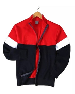 Respirant haut tendance marque personnalisée à la mode décontracté 100% coton polaire hiver col haut pleine ouverte veste à glissière pour hommes - Product Image 2