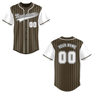 Jersey de béisbol personalizado de nuevo estilo para hombres, ropa deportiva, camisa de béisbol, estampado por sublimación, camisetas de béisbol de precio barato - Product Image 6