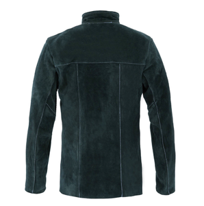 Top vente qualité cuir vestes de soudage résistant à la flamme soudeur tissu de sécurité manches longues en cuir soudage travail veste de sécurité - Product Image 6