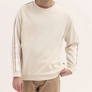 เสื้อสเวตเชิ้ตผู้ชายสุดเทรนดี้ สำหรับใส่ลำลองทุกวัน สวมใส่สบาย ทรงหลวม แขนยาว ปลายแขนและคอเสื้อแบบริบ - Product Image 2