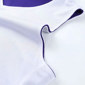 Tenues de basketball professionnelles pour hommes, sans manches, séchage rapide, légères, 100% polyester, respirantes, ensembles uniformes au design élégant, OEM - Product Image 3