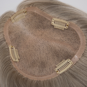 ท็อปเปอร์ผมคนยุโรปแบบโมโนสำหรับผมบางสีผมลูกแพร์สองชั้น - Product Image 3