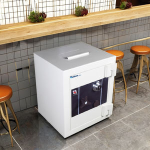 Coffre-fort Challenger Cash Trap Safe 1 pour restaurant, résistant au feu pendant 90 minutes, avec tiroir de dépôt d'argent antivol - Product Image 1