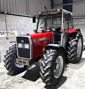 รถแทรคเตอร์ล้อแมสซีย์เฟอร์กูสัน390 90hp สำหรับฟาร์มรถแทรกเตอร์ล้อที่ใช้งานค่อนข้างเป็นธรรมพร้อมส่วนประกอบหลักเครื่องยนต์และเกียร์ - Product Image 1