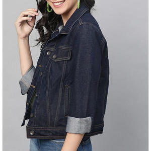 Chaqueta Vaquera Entallada de Invierno para Mujer con Sensación Acogedora, Estilo Casual Moderno, Ideal para la Moda Urbana Europea y para las Fiestas - Product Image 3