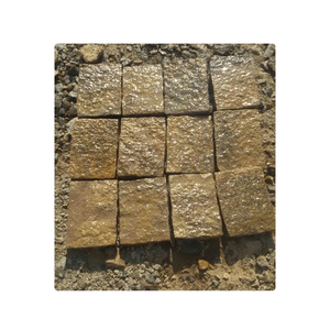 ชุดหินกรวดสีเหลืองน้ำตาลธรรมชาติ ผิวขัดเงา – รูปทรงสี่เหลี่ยมและรูปทรงตามสั่ง สำหรับทางรถวิ่ง ทางเดิน และสวน - Product Image 3