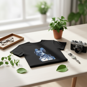T-Shirt Unisex 100% Cotone 210GSM, Abbigliamento Casual con Logo Frontale Stampato in Serigrafia, Stampa DTG, Serigrafia Compressa - Product Image 3
