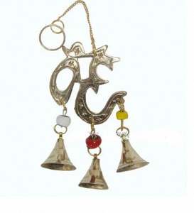 กระดิ่งทองเหลืองดีไซน์เนอร์ ออกแบบตามสั่ง กระดิ่งลมคุณภาพสูง ของขวัญขึ้นบ้านใหม่ กระดิ่งลมทองเหลืองจากผู้ส่งออก ราคาถูก - Product Image 3