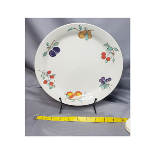 Plato cargador de acero con estampado de hojas y flores, plato para servir comida de diseño antiguo para hotel y restaurante - Product Image 3