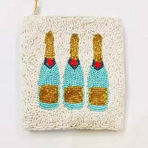 Feminine Embroidery Beaded Classic Coin <b>Wallet</b> & Pouch Handmade Customized Color Mixed Colors <b>Women</b> Girl MD HANDICRAFTS - Product Image 3