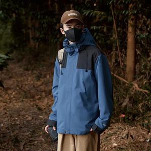 Veste coupe-vent respirante pour homme et femme, imperméable, en polyester, avec doublure en mesh, tailles grandes, vestes d'extérieur - Product Image 3