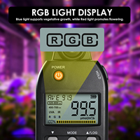 Espectrorradiómetro Medidor de luz, 320-800nm UV a IR Spectrum PAR PPFD Tester para pruebas de crecimiento de plantas LED y diseño de iluminación (OEM)