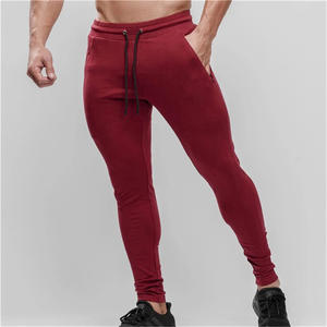 กางเกงจ็อกเกอร์ผ้าฝ้ายมีซิปพิมพ์โลโก้ล่าสุด ทรงสลิมฟิต สีเทา สำหรับออกกำลังกาย ขายส่งสำหรับผู้ชายและผู้หญิง - Product Image 6