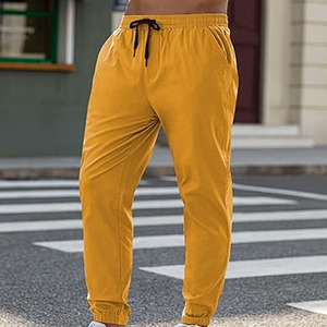 Pantalones acampanados informales nuevos y personalizados para hombre, ropa de calle, pantalones de chándal acampanados con cintura elástica de algodón hechos por Dress Sports - Product Image 6