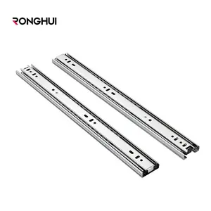 Dây Chuyền Sản Xuất Máng Trượt Ngăn Kéo Bằng Sắt Vòng Bi Dạng Ống Lồng 3 Khay Trượt Ngăn Kéo Gấp - Product Image 1