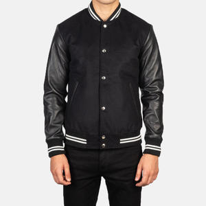 แจ็กเก็ตเบสบอลบอมเบอร์มหาวิทยาลัยสำหรับผู้ชายเสื้อนอกฤดูหนาวแบบลำลอง - Product Image 1