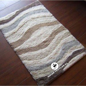 Tapis de bain en pur coton au design moderne Tapis de bain tuftés fabriqués à la machine avec une longue durabilité, qualité plus douce, prix de gros - Product Image 1