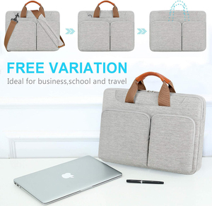 Sac à bandoulière unisexe pour <span class=keywords><strong>ordinateur</strong></span> <span class=keywords><strong>portable</strong></span> 15,6 pouces, sac de conférence professionnel multifonctionnel, étui de protection pour <span class=keywords><strong>ordinateur</strong></span> <span class=keywords><strong>portable</strong></span> 360° - Product Image 2