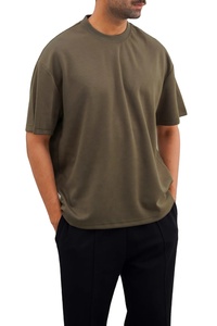 เสื้อยืดผู้ชายผ้าสแปนเด็กซ์/คอตตอนคุณภาพสูง สำหรับงานทางการ สี ขนาด และโลโก้ตามสั่ง รับผลิตแบบ OEM หรูหรา พรีเมียม เป็นมิตรกับสิ่งแวดล้อม - Product Image 2